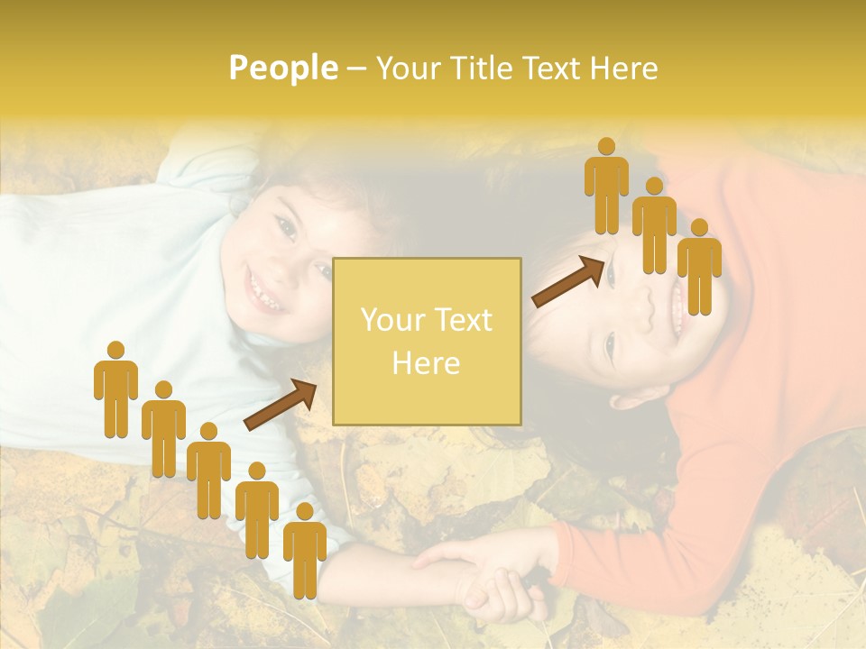 Beautiful Sisters Playful PowerPoint Template