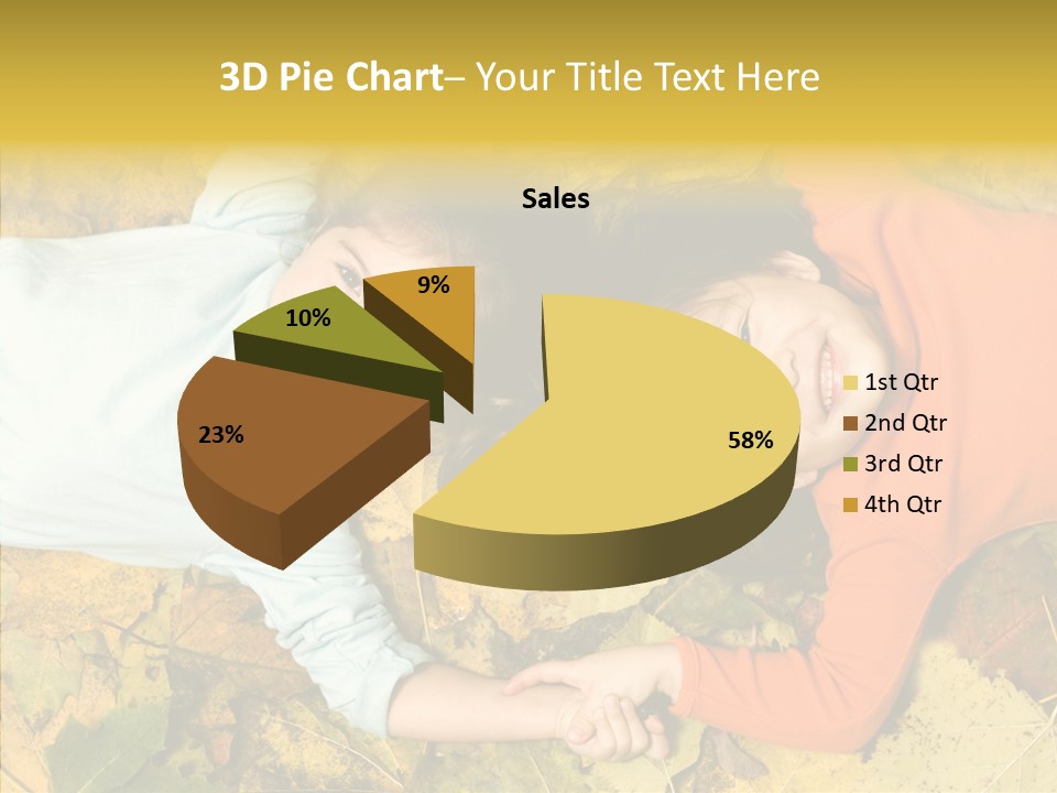 Beautiful Sisters Playful PowerPoint Template