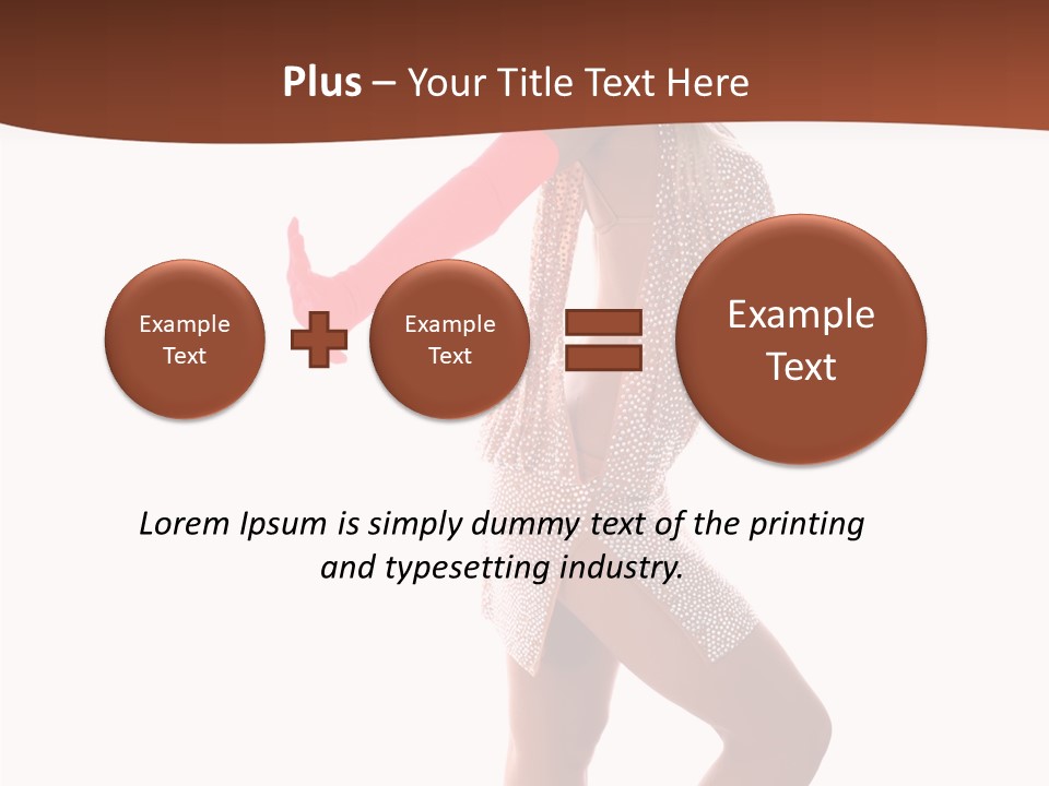 Group Itting Toon PowerPoint Template