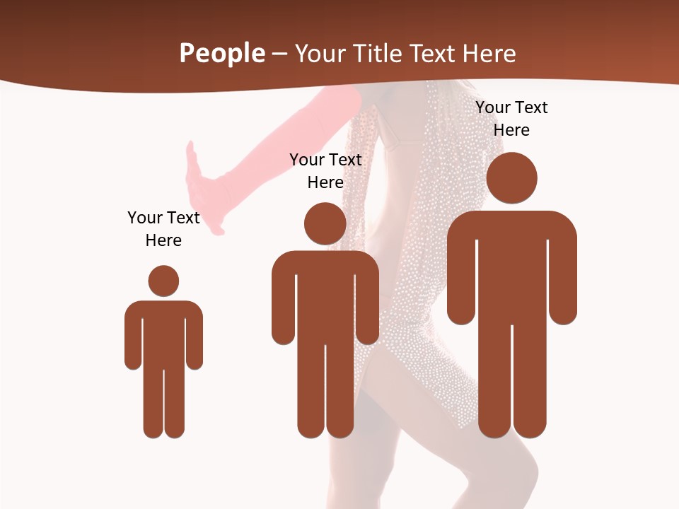 Group Itting Toon PowerPoint Template