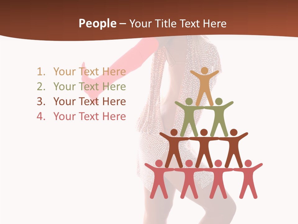 Group Itting Toon PowerPoint Template