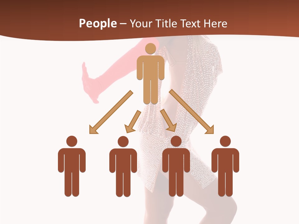 Group Itting Toon PowerPoint Template