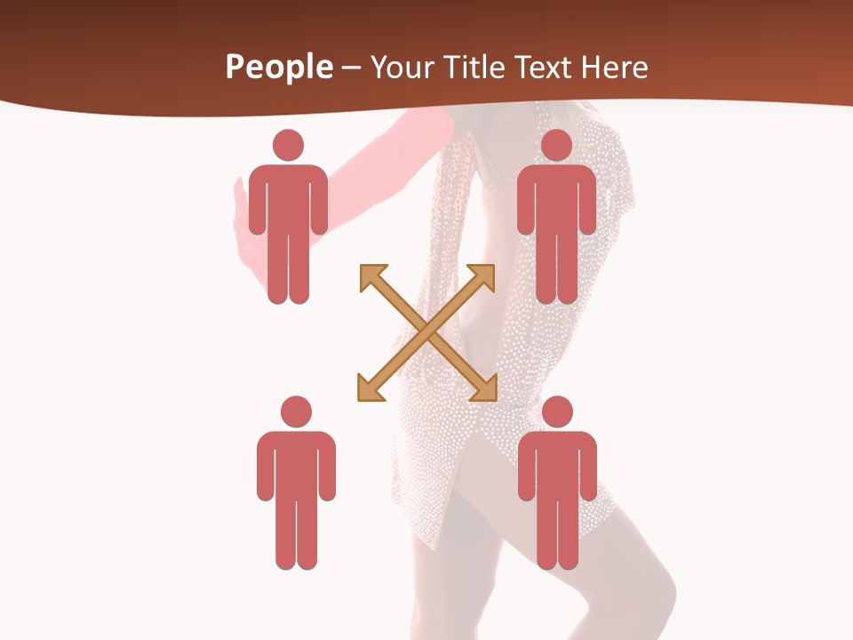 Group Itting Toon PowerPoint Template