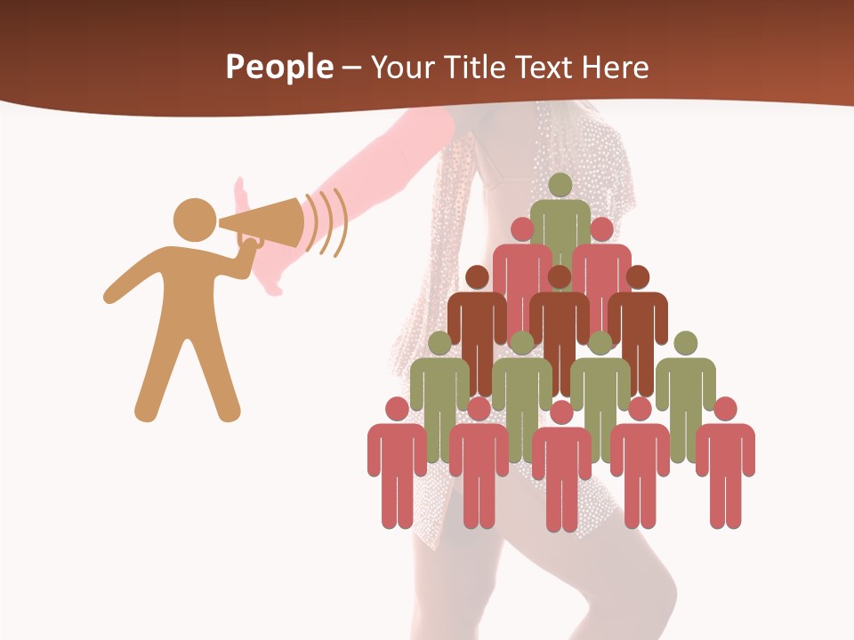 Group Itting Toon PowerPoint Template