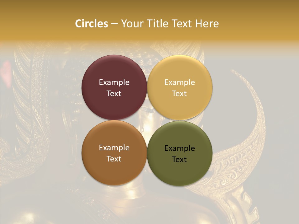 Golden Thai Temple PowerPoint Template
