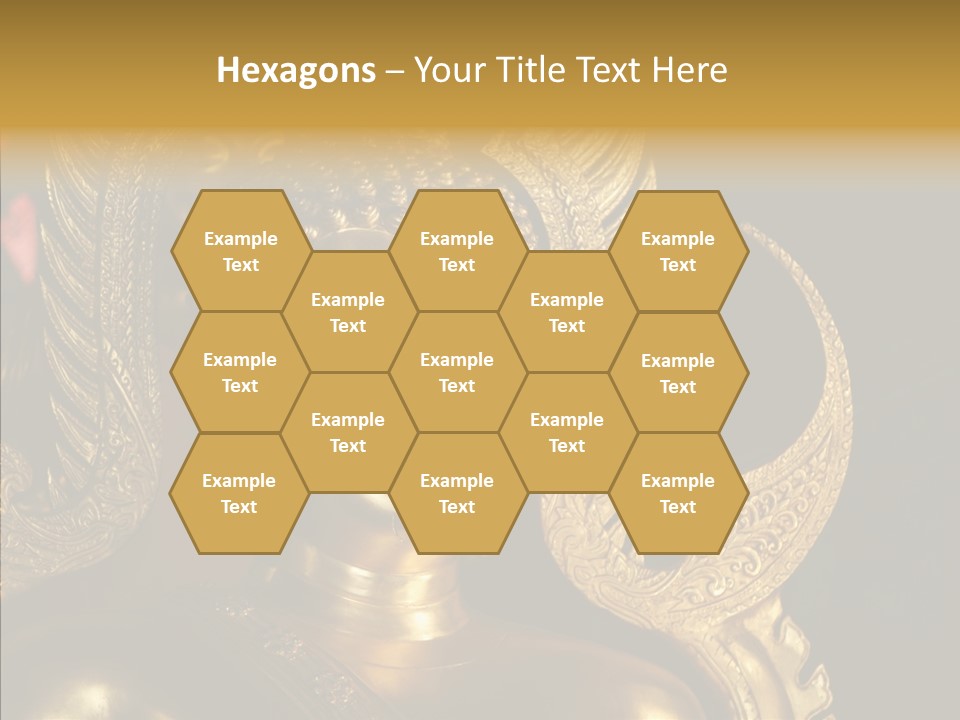 Golden Thai Temple PowerPoint Template