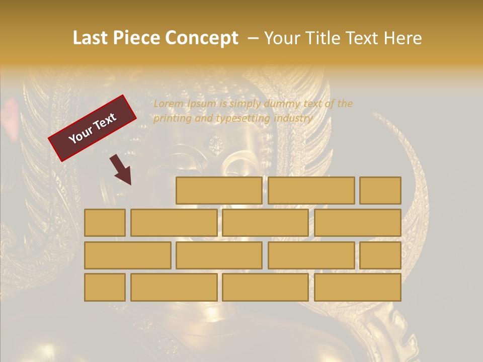 Golden Thai Temple PowerPoint Template