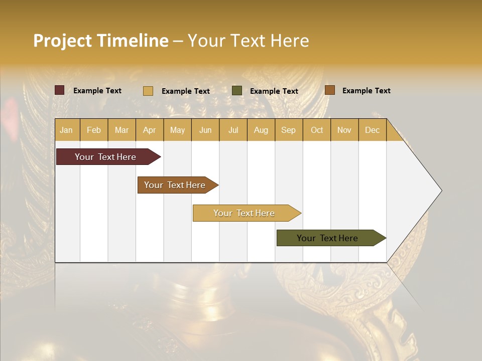 Golden Thai Temple PowerPoint Template