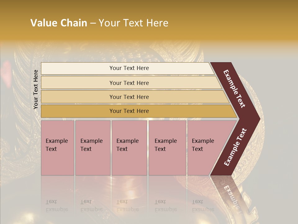 Golden Thai Temple PowerPoint Template