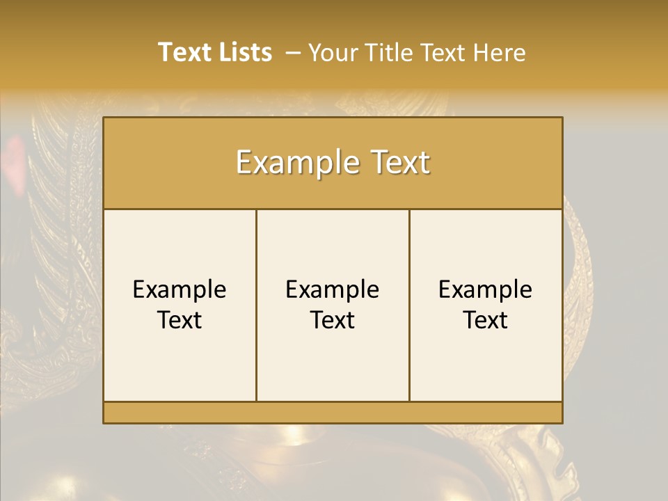 Golden Thai Temple PowerPoint Template