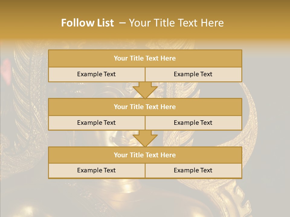 Golden Thai Temple PowerPoint Template