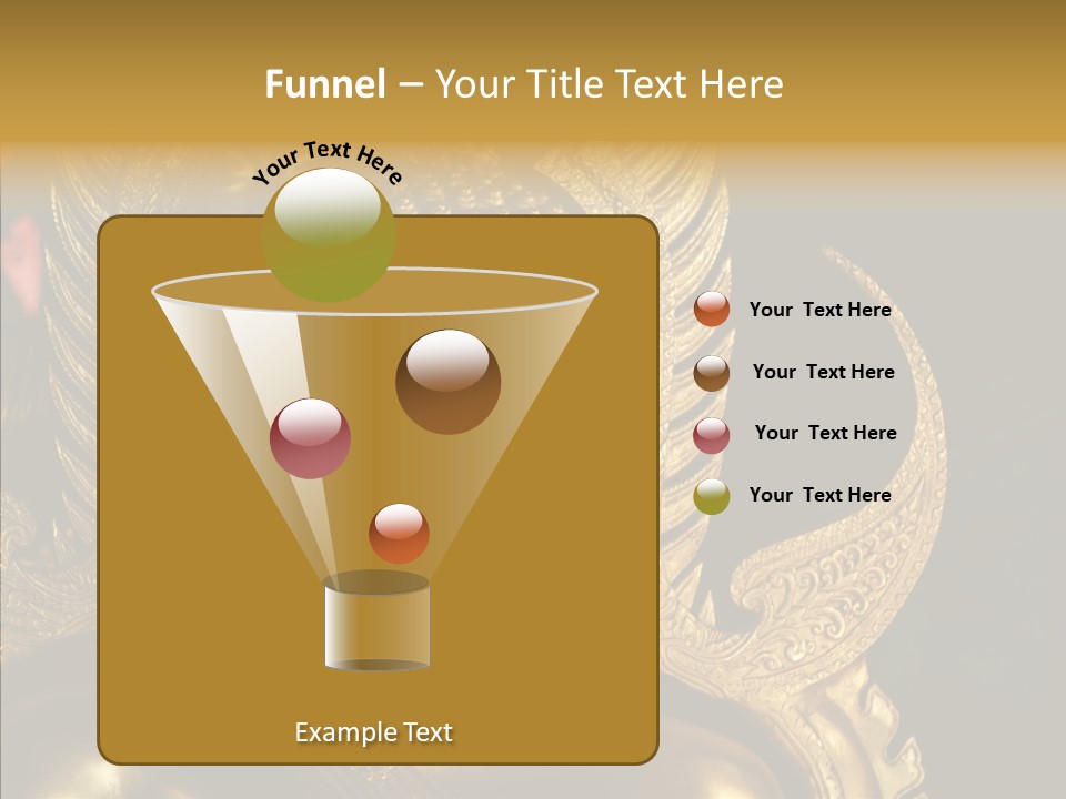 Golden Thai Temple PowerPoint Template