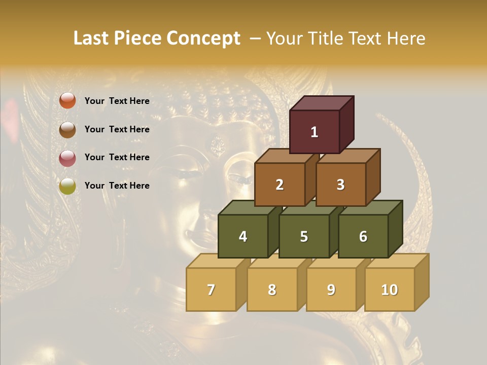 Golden Thai Temple PowerPoint Template