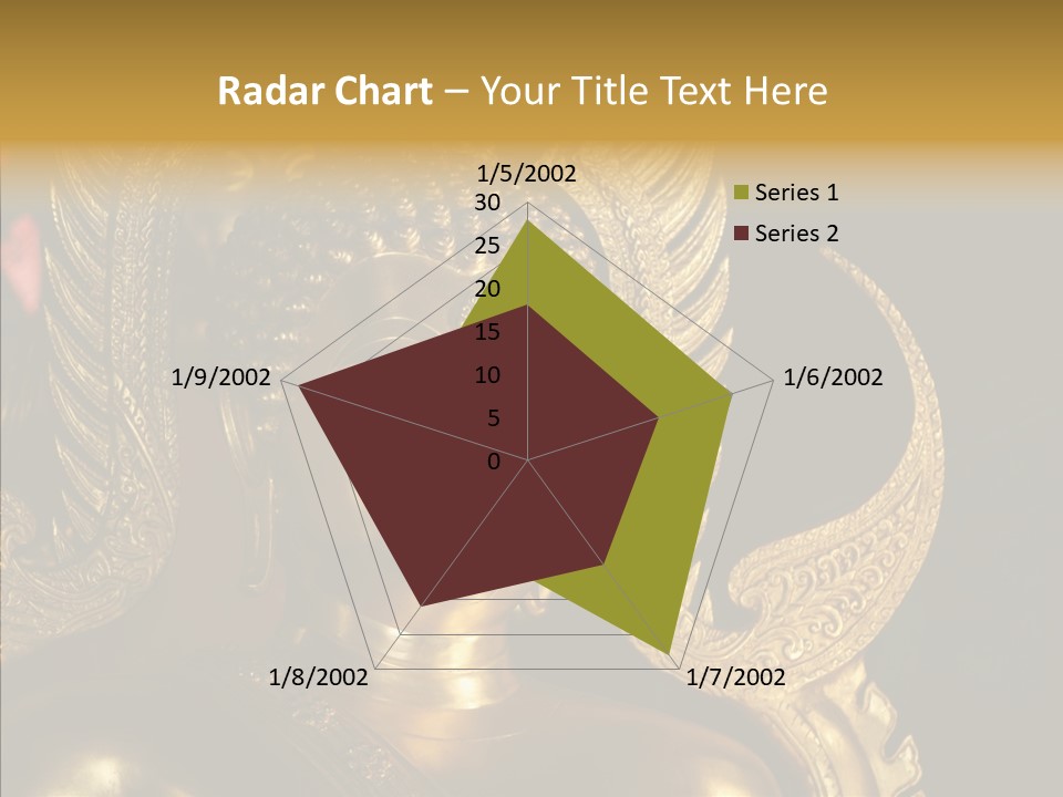 Golden Thai Temple PowerPoint Template