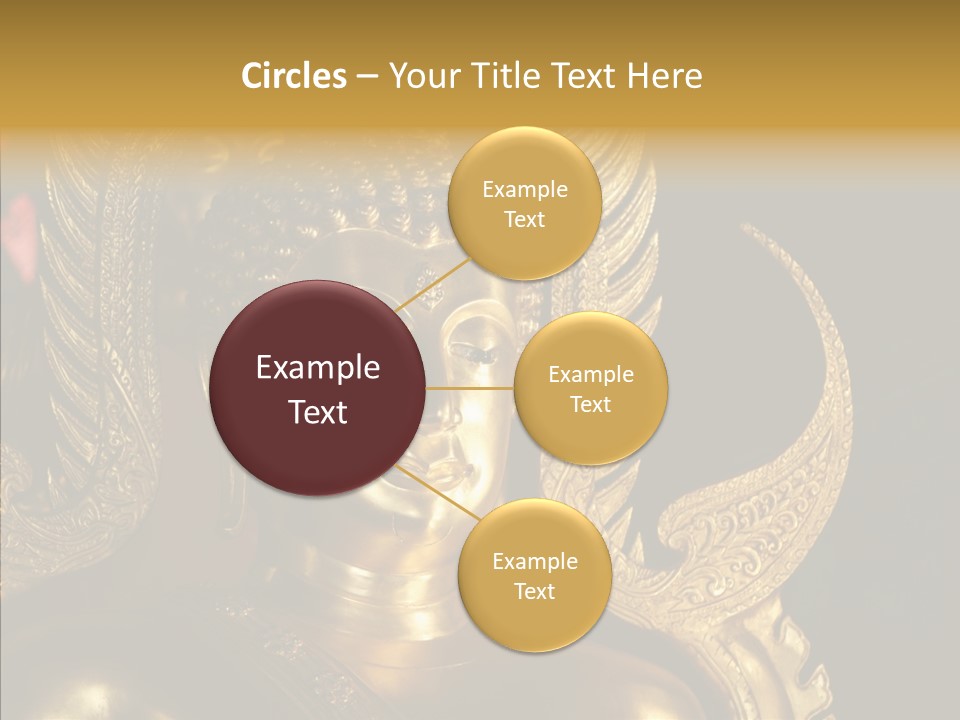 Golden Thai Temple PowerPoint Template