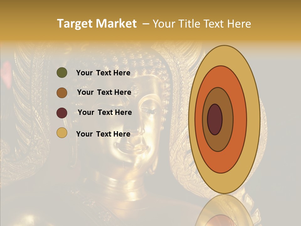 Golden Thai Temple PowerPoint Template