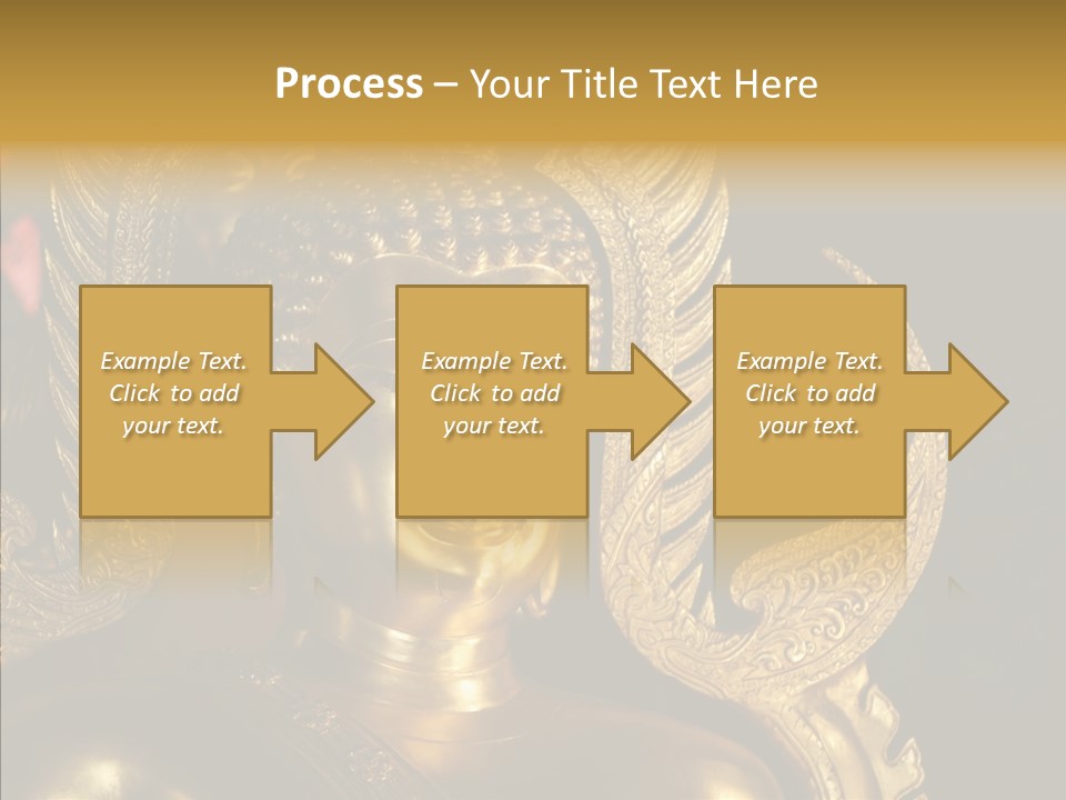 Golden Thai Temple PowerPoint Template