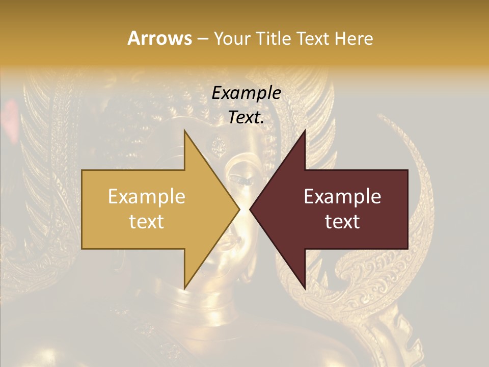 Golden Thai Temple PowerPoint Template