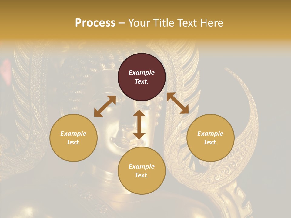 Golden Thai Temple PowerPoint Template