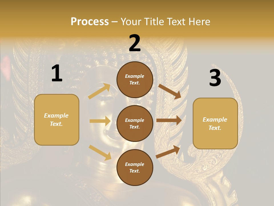 Golden Thai Temple PowerPoint Template