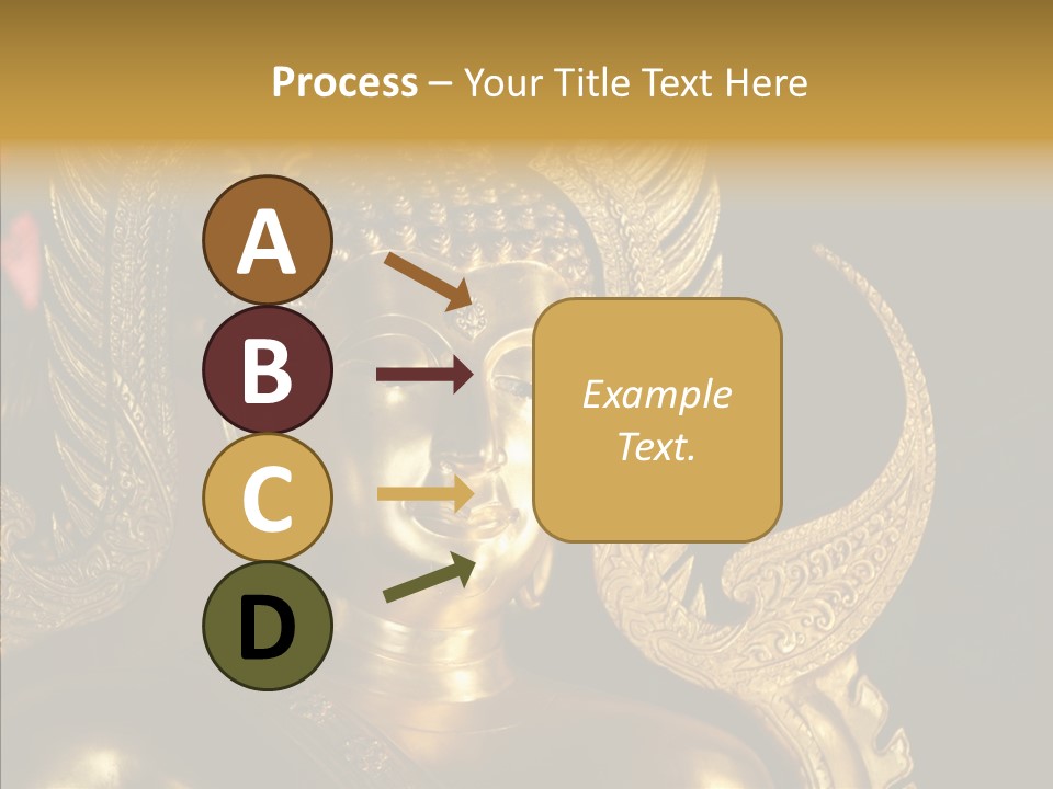 Golden Thai Temple PowerPoint Template