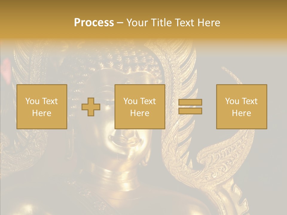 Golden Thai Temple PowerPoint Template