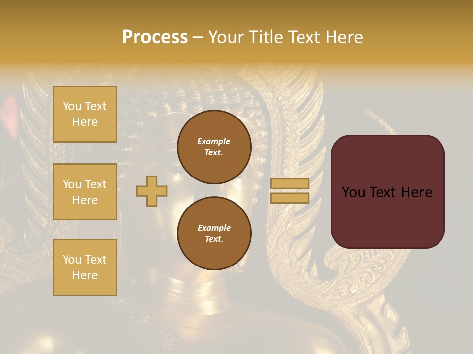 Golden Thai Temple PowerPoint Template