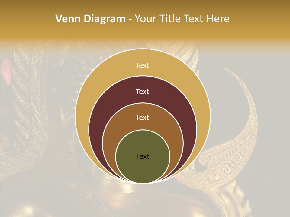 Golden Thai Temple PowerPoint Template