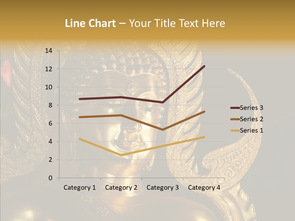 Golden Thai Temple PowerPoint Template