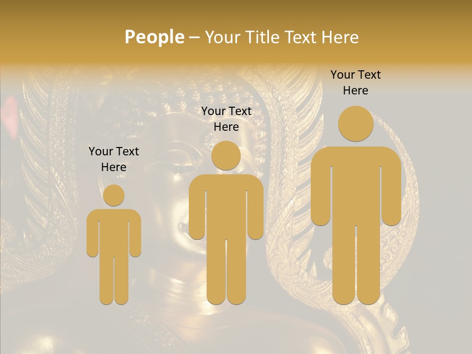 Golden Thai Temple PowerPoint Template