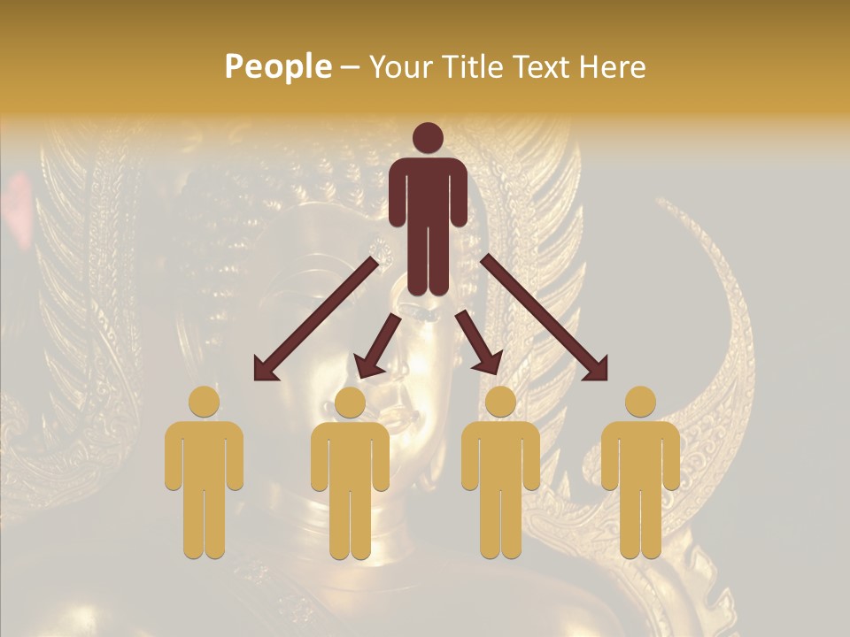 Golden Thai Temple PowerPoint Template