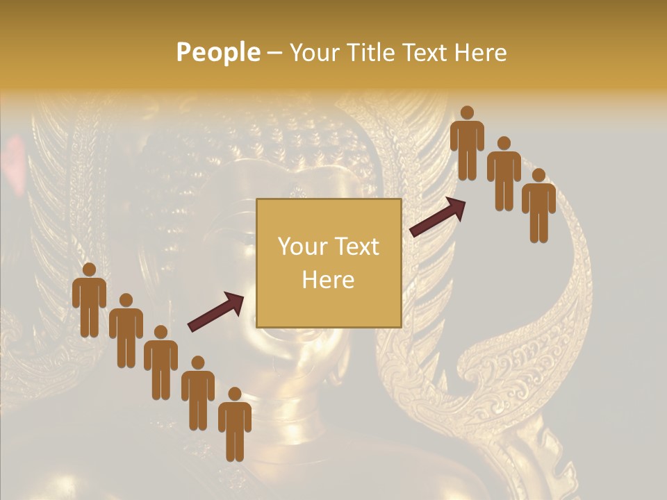 Golden Thai Temple PowerPoint Template
