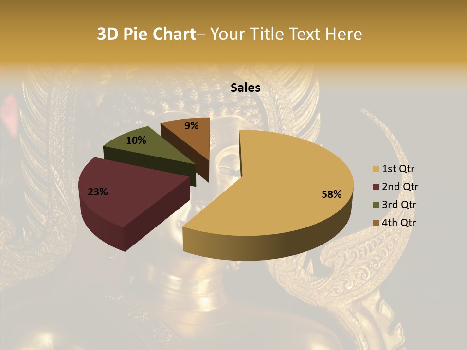 Golden Thai Temple PowerPoint Template
