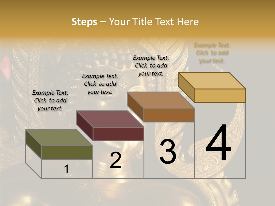 Golden Thai Temple PowerPoint Template
