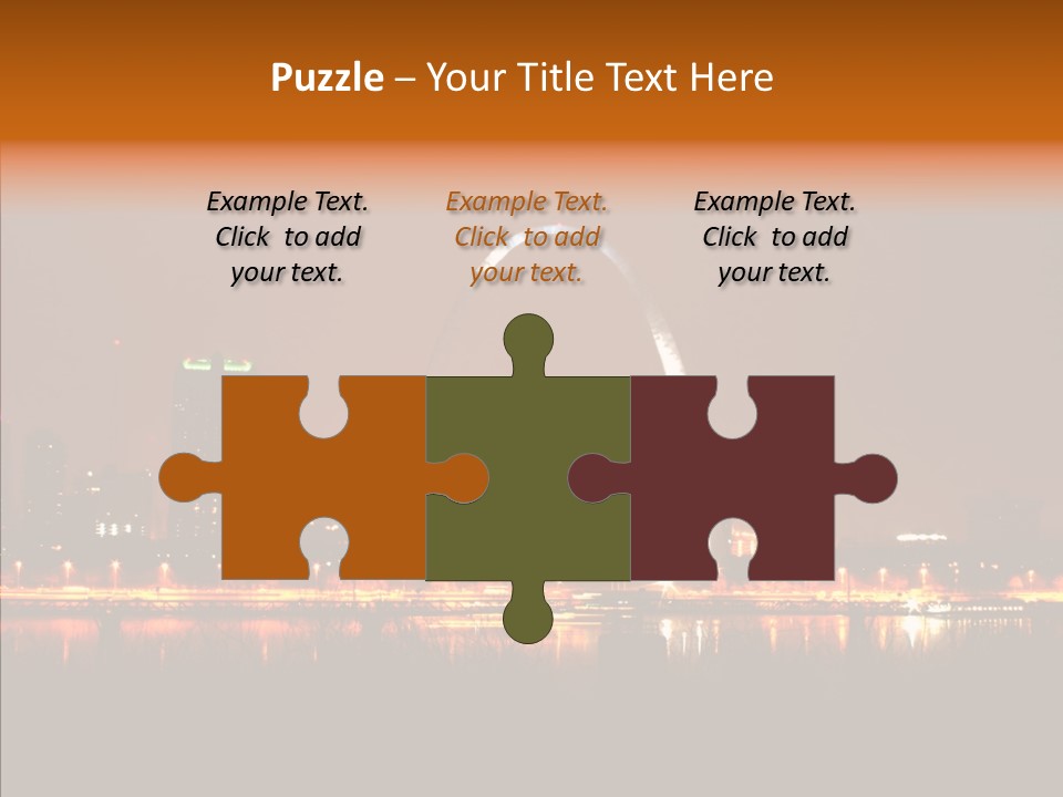 Travel Twilight City PowerPoint Template