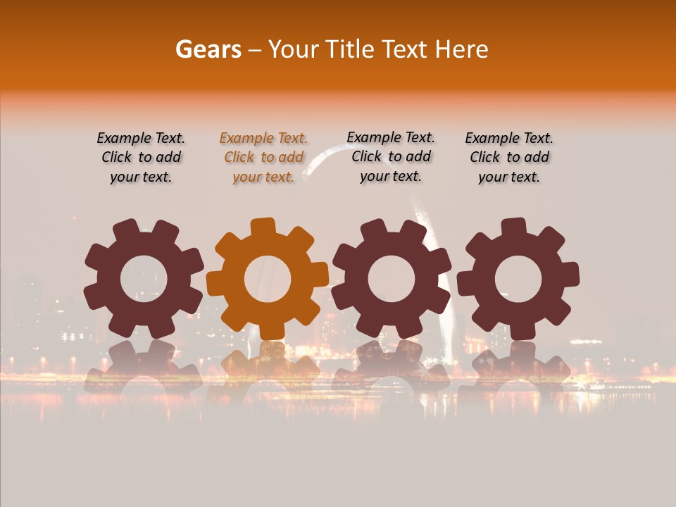 Travel Twilight City PowerPoint Template