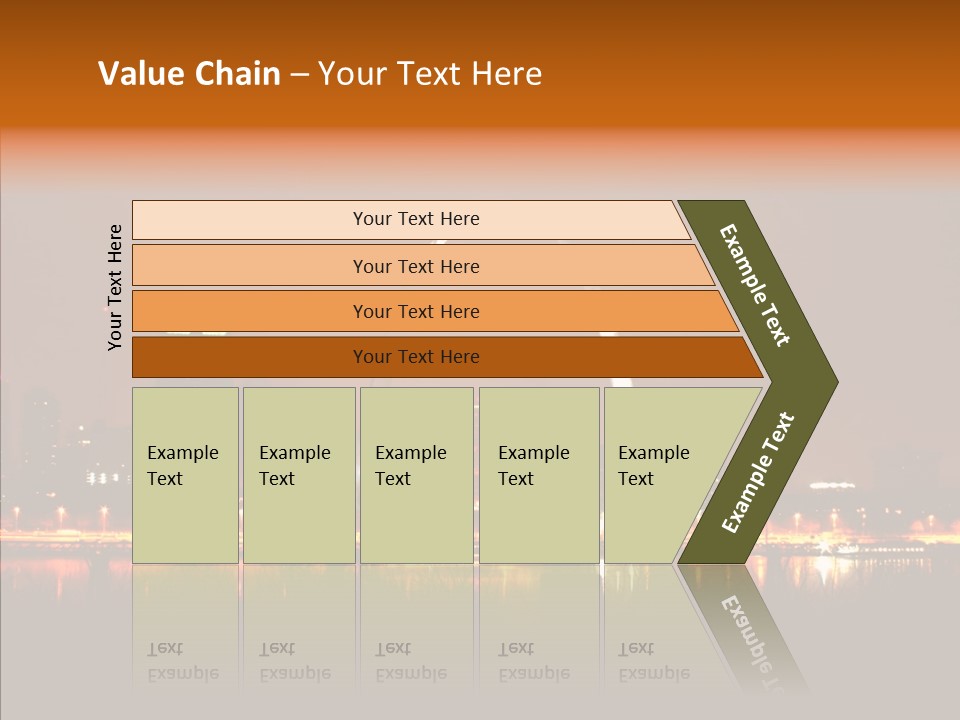 Travel Twilight City PowerPoint Template