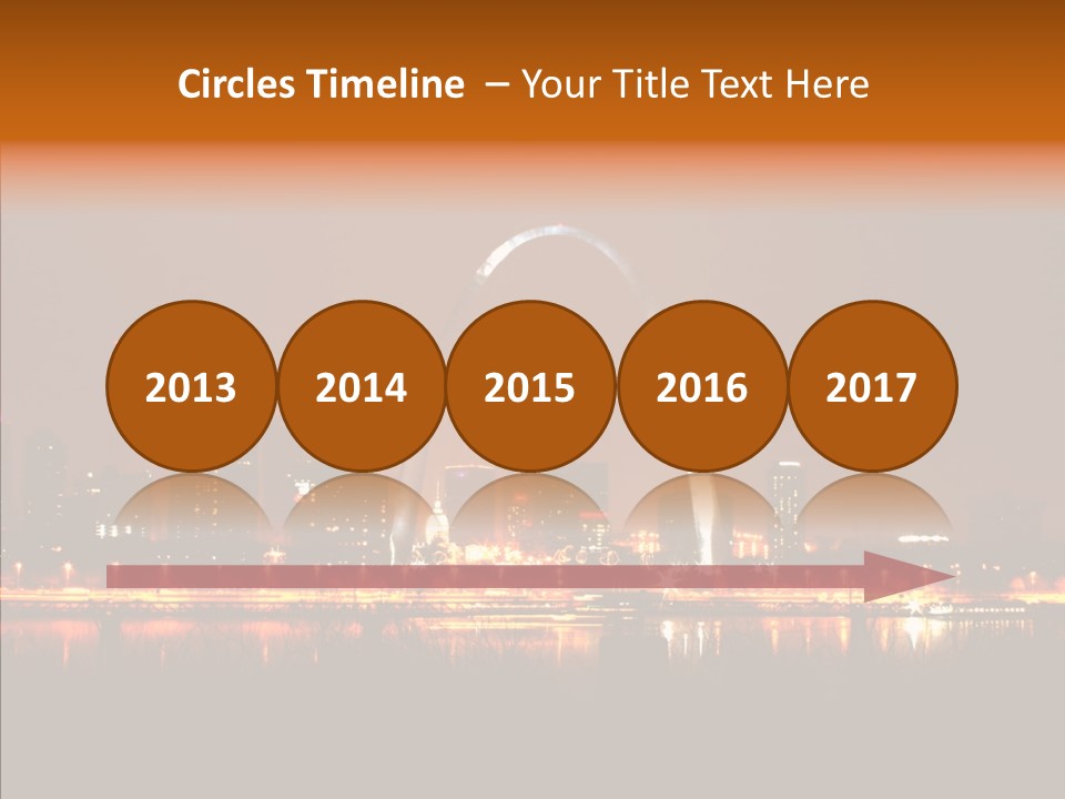 Travel Twilight City PowerPoint Template