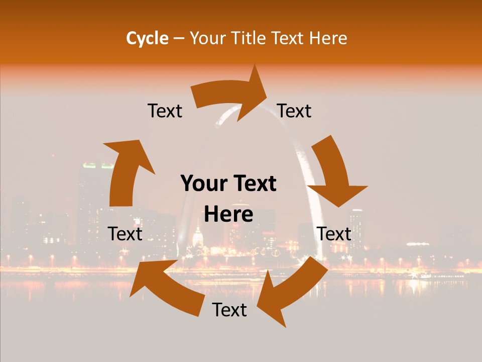 Travel Twilight City PowerPoint Template