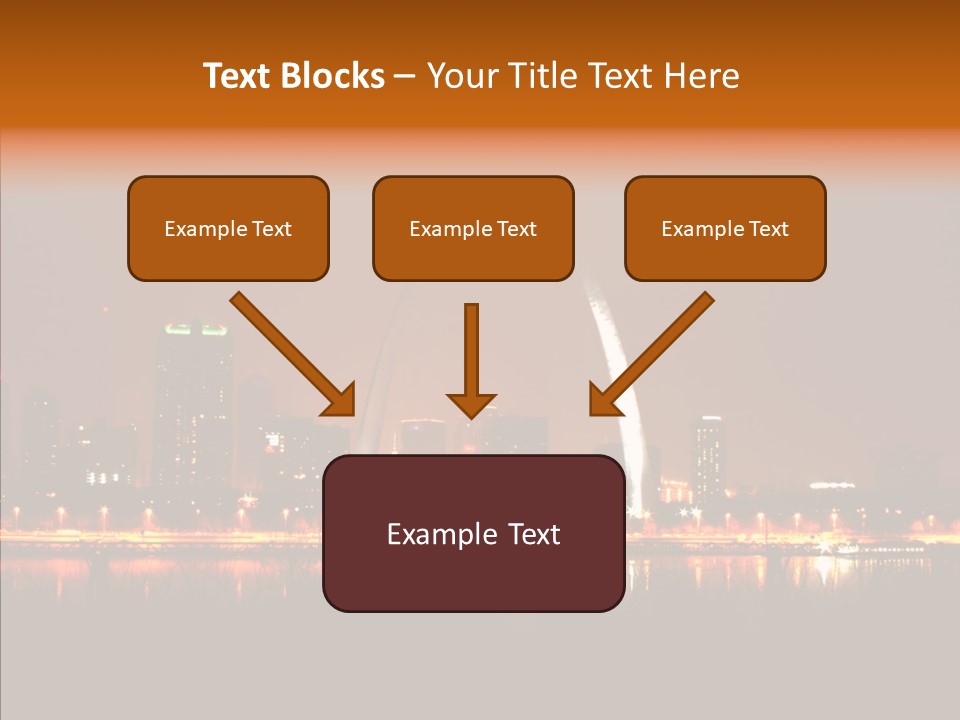 Travel Twilight City PowerPoint Template