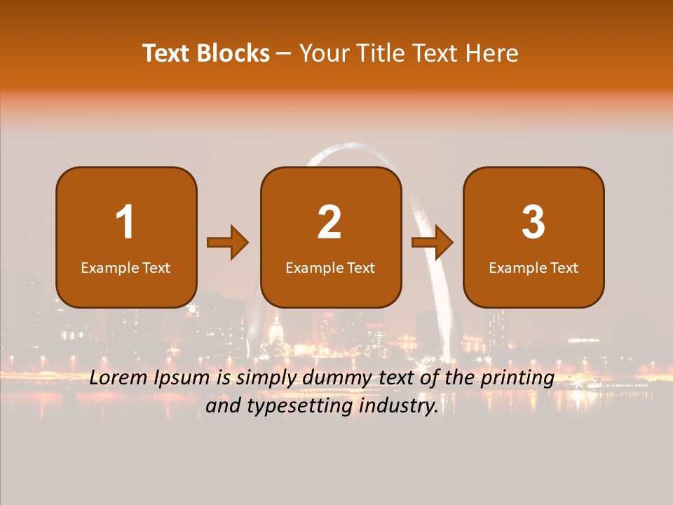 Travel Twilight City PowerPoint Template
