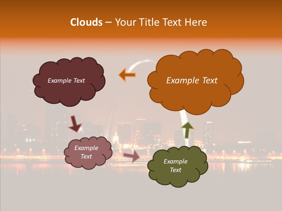 Travel Twilight City PowerPoint Template