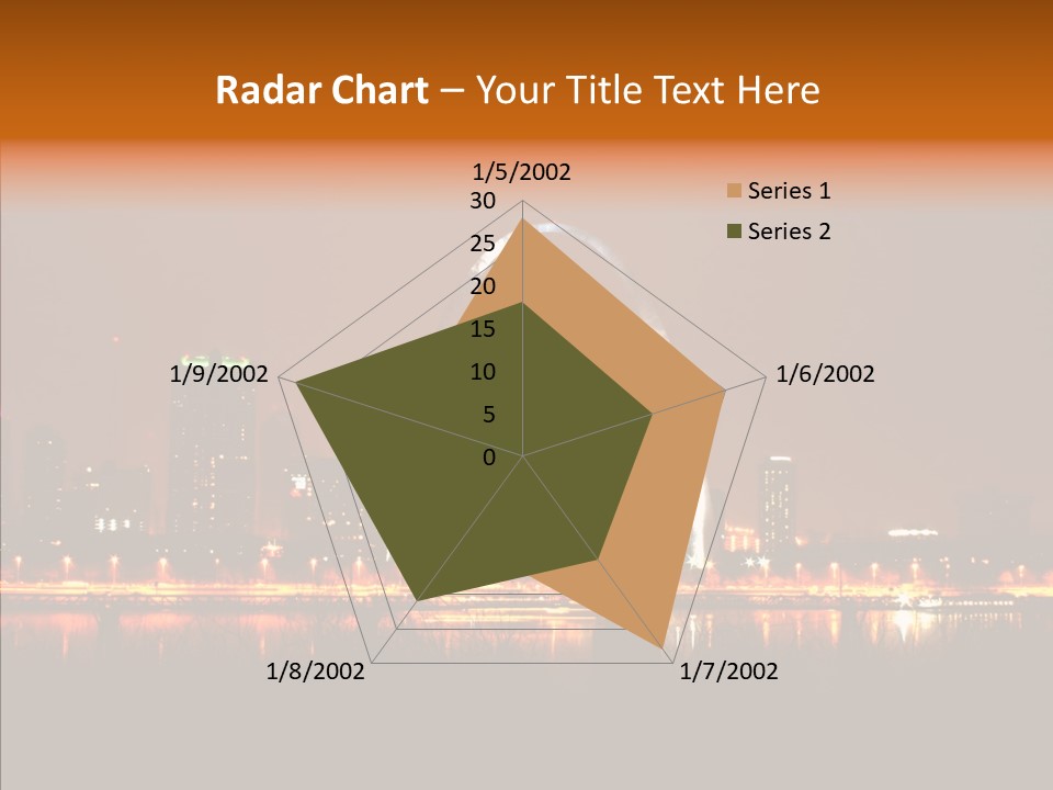 Travel Twilight City PowerPoint Template