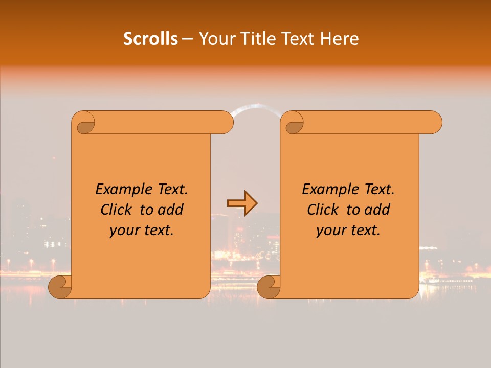 Travel Twilight City PowerPoint Template
