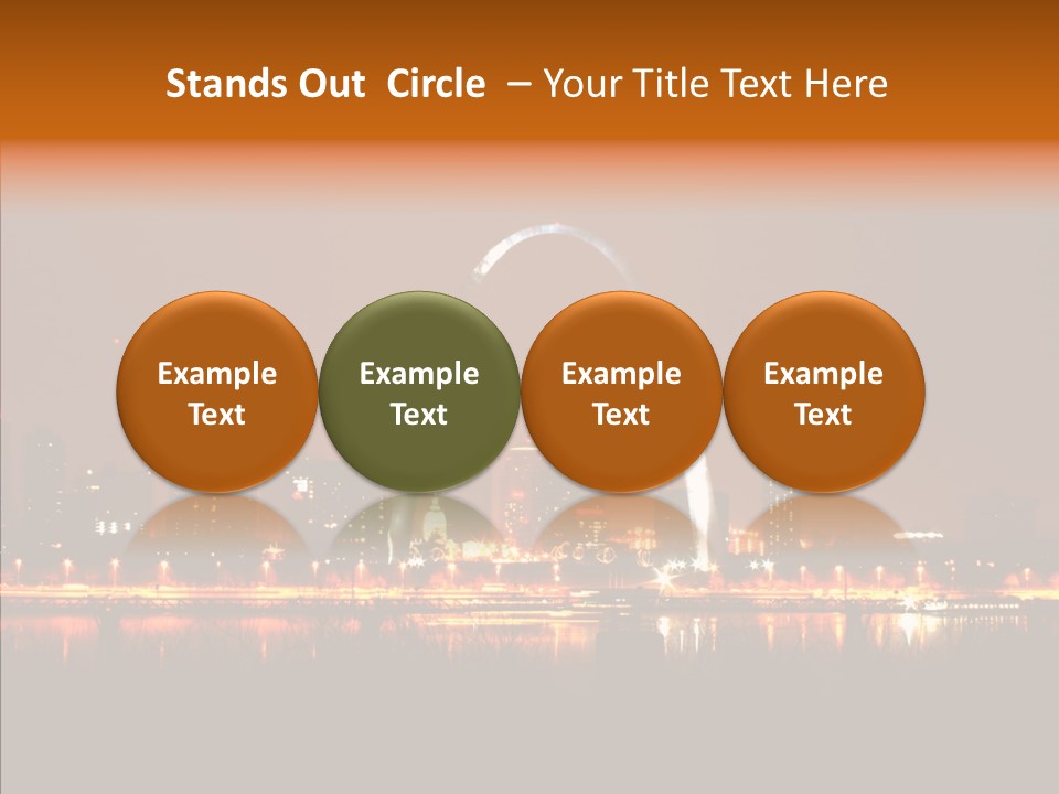 Travel Twilight City PowerPoint Template