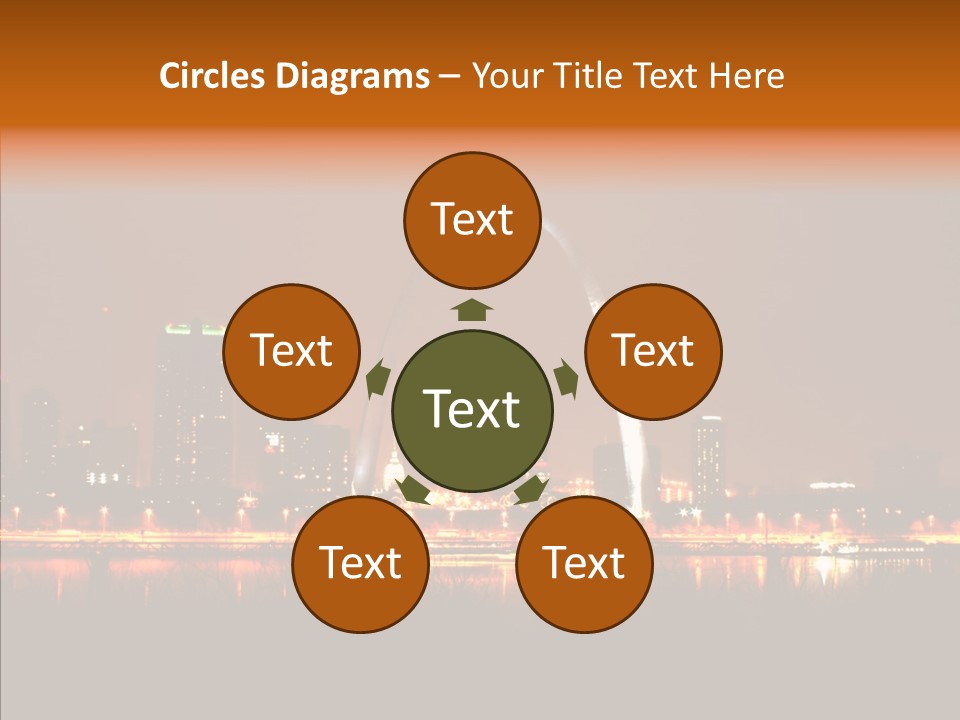 Travel Twilight City PowerPoint Template