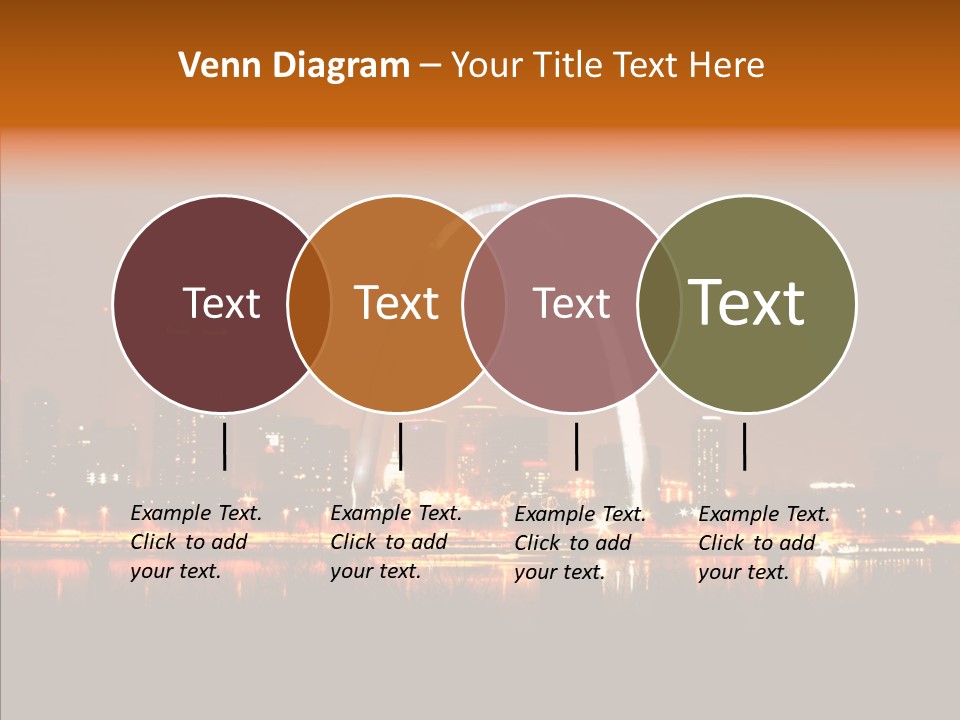 Travel Twilight City PowerPoint Template