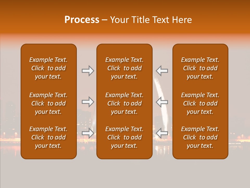 Travel Twilight City PowerPoint Template