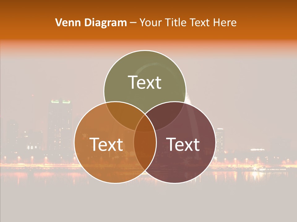 Travel Twilight City PowerPoint Template