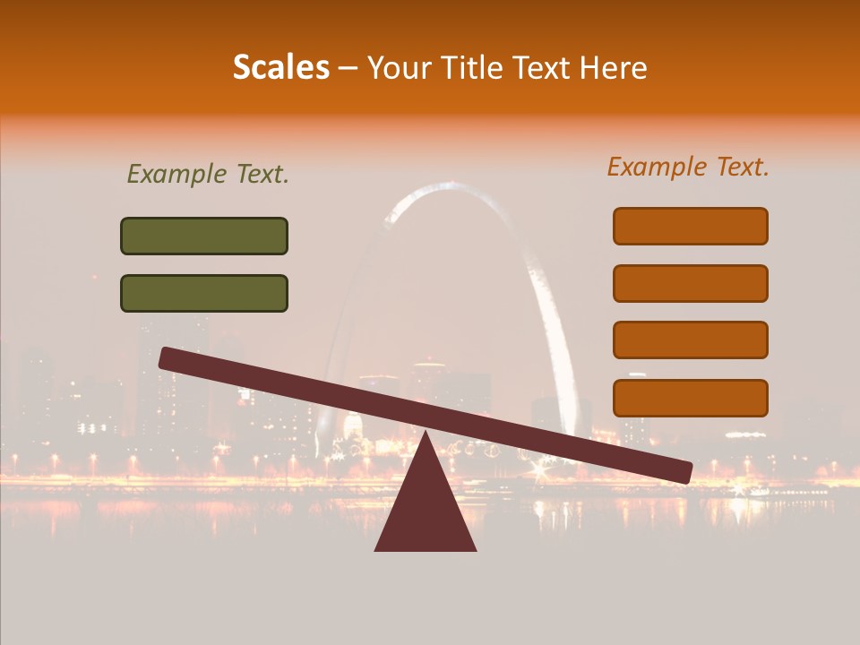 Travel Twilight City PowerPoint Template